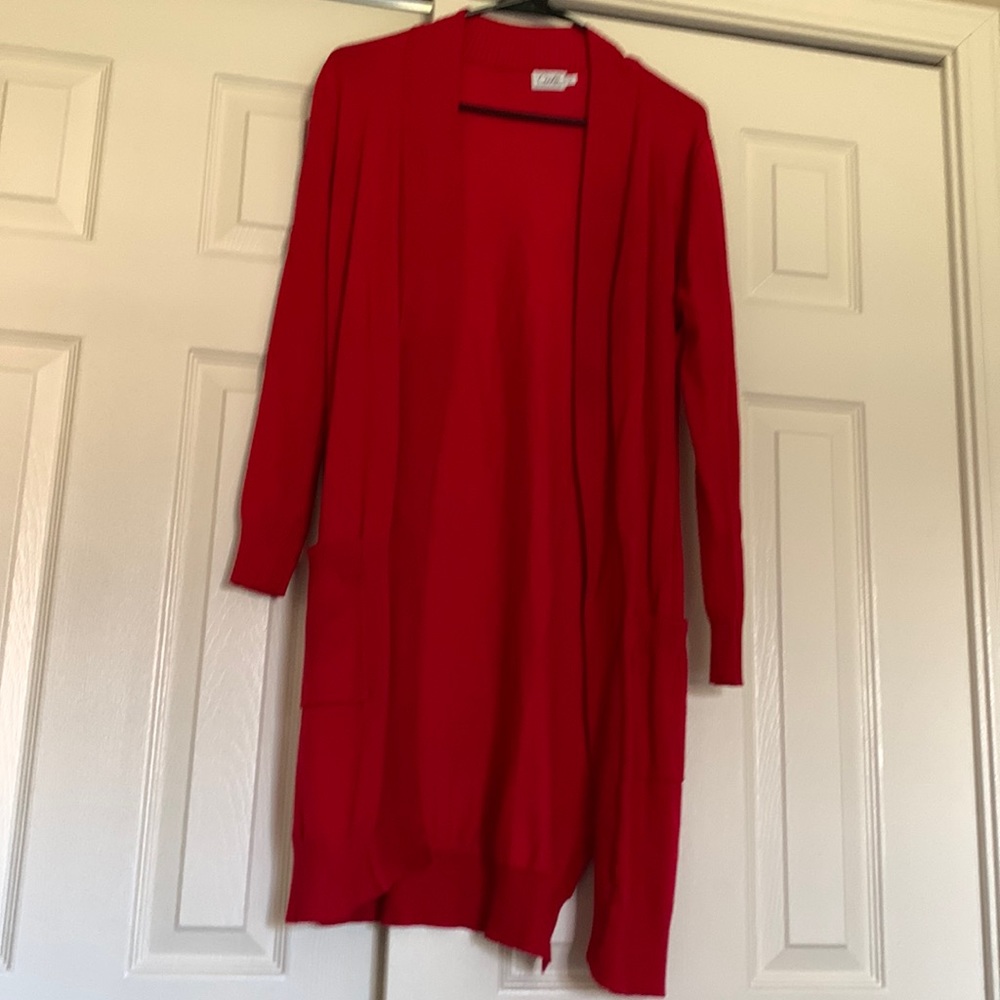 Cielo Size Small Red Cardigan